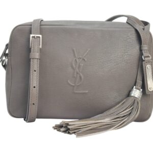 Saint Laurent Borsa Camera Bag in pelle Grigia