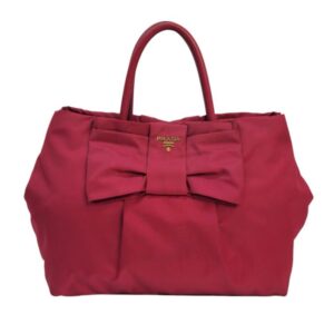 Prada borsa in nylon di colore fucsia