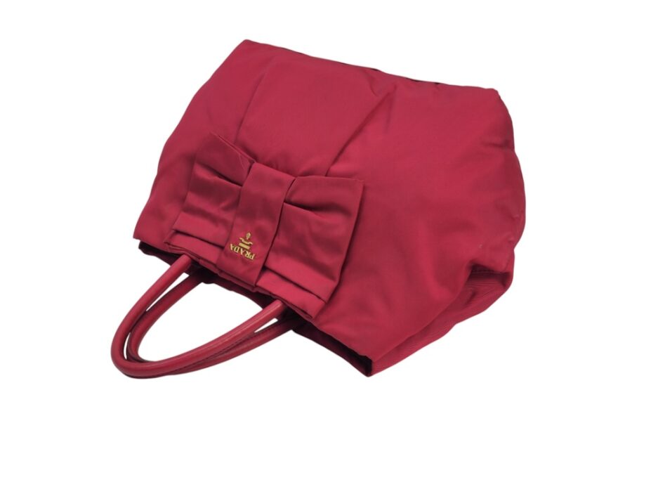 Prada borsa in nylon di colore fucsia - immagine 6