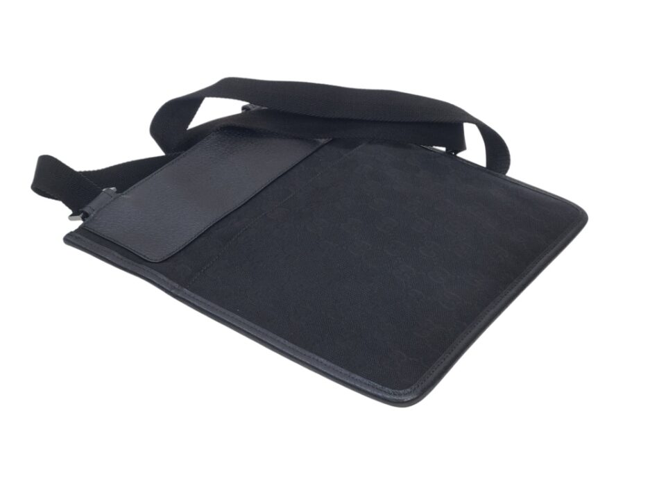 Gucci Messenger in tela Nera e Pelle - immagine 10