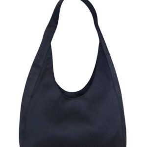 Prada Borsa Hobo in Raso di Seta Nero