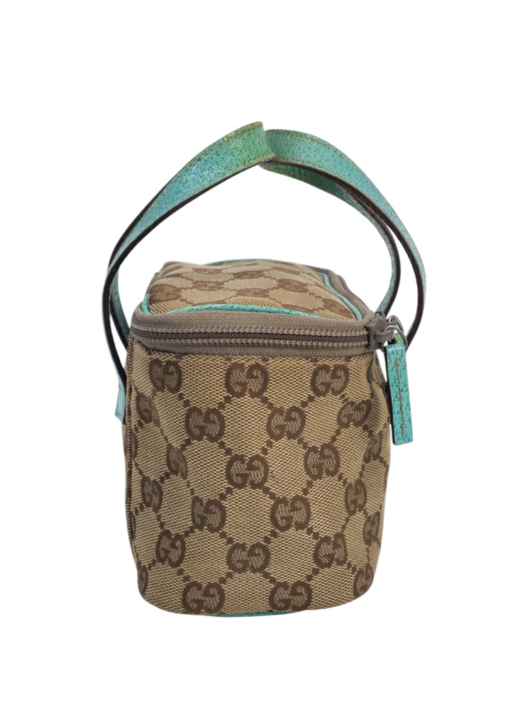 Gucci Borsa Pouch in tela GG e Pelle - immagine 2