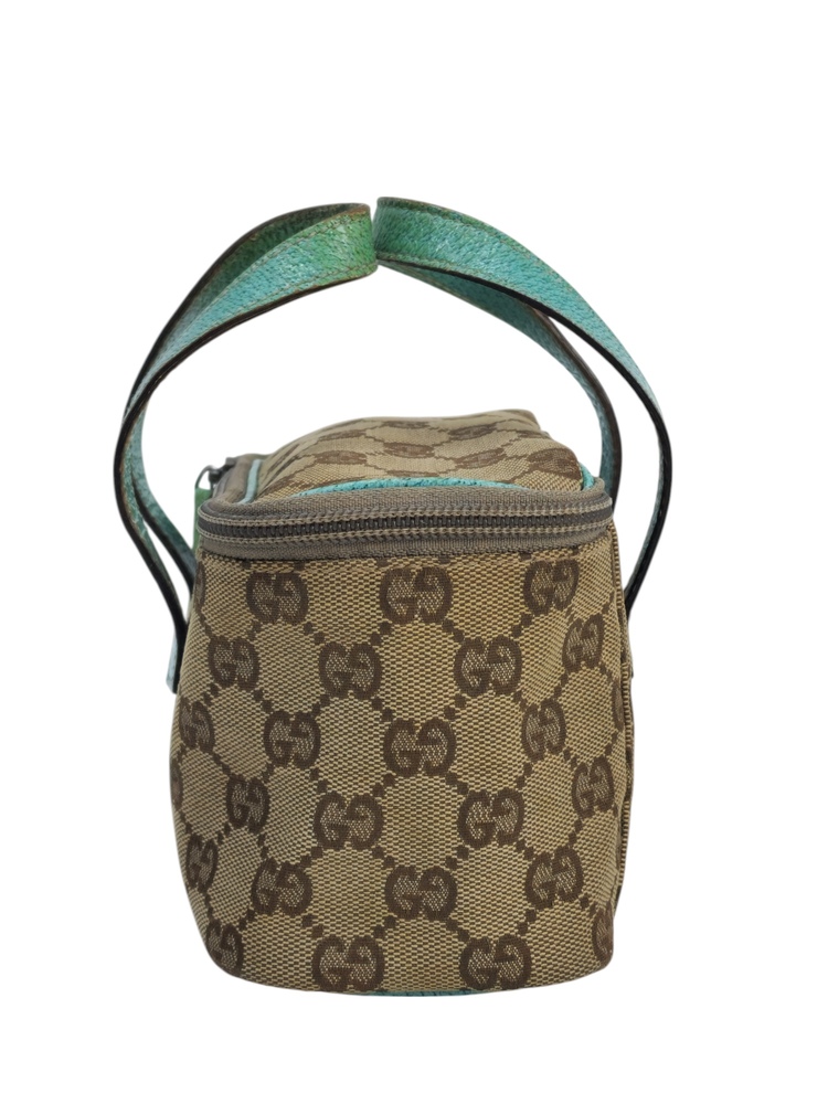Gucci Borsa Pouch in tela GG e Pelle - immagine 4