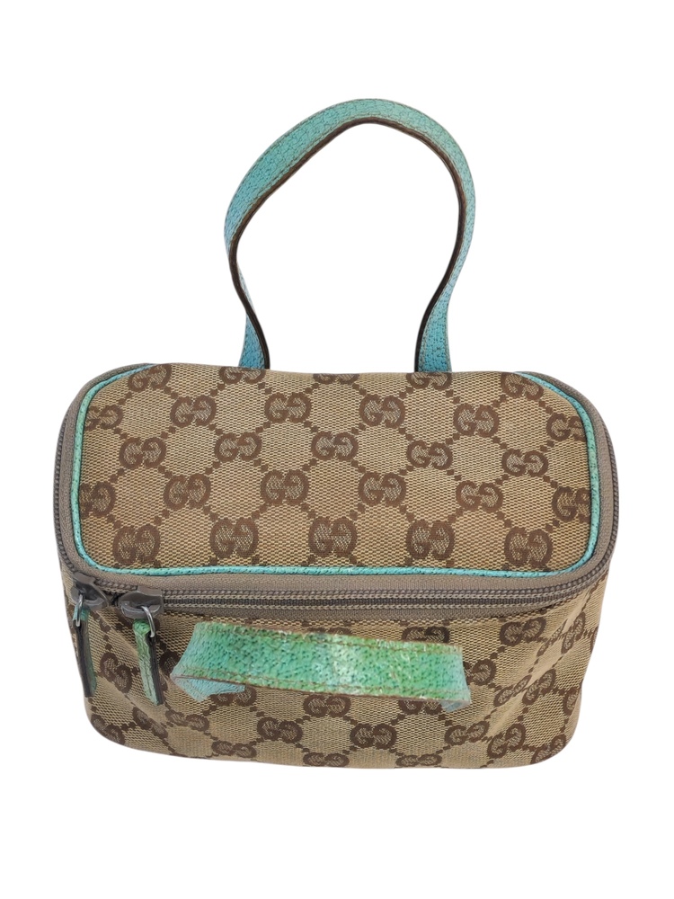 Gucci Borsa Pouch in tela GG e Pelle - immagine 5