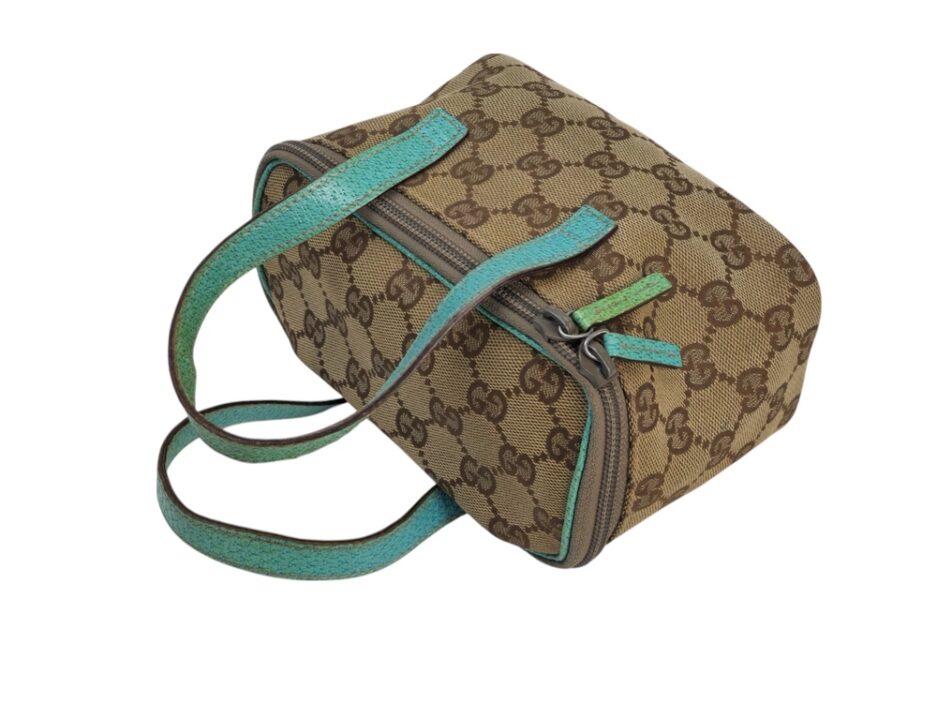 Gucci Borsa Pouch in tela GG e Pelle - immagine 7
