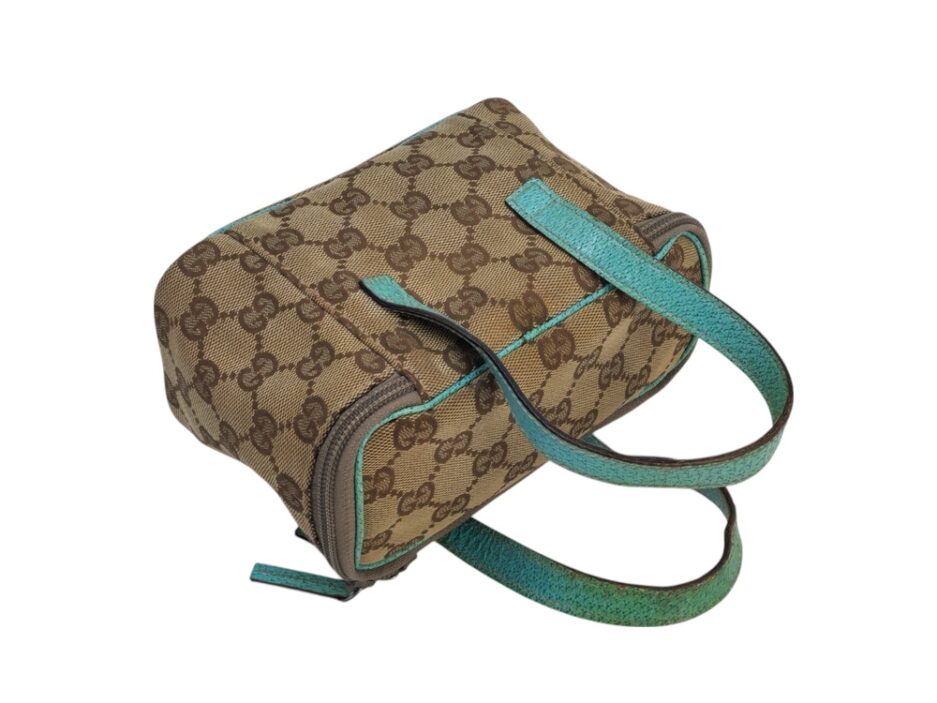 Gucci Borsa Pouch in tela GG e Pelle - immagine 8
