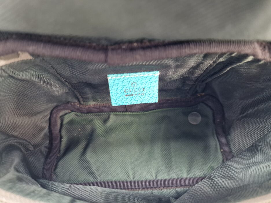 Gucci Borsa Pouch in tela GG e Pelle - immagine 11