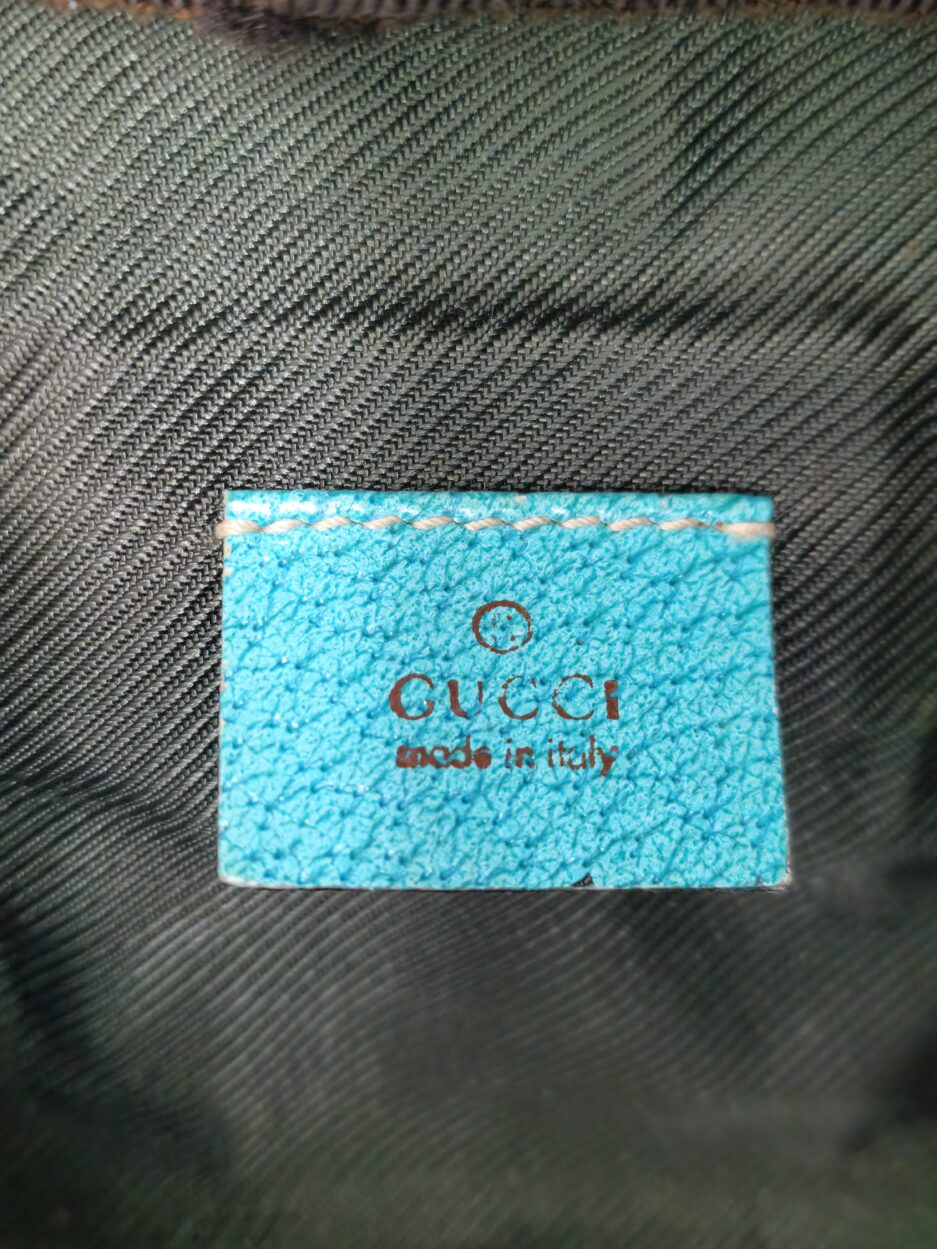 Gucci Borsa Pouch in tela GG e Pelle - immagine 12