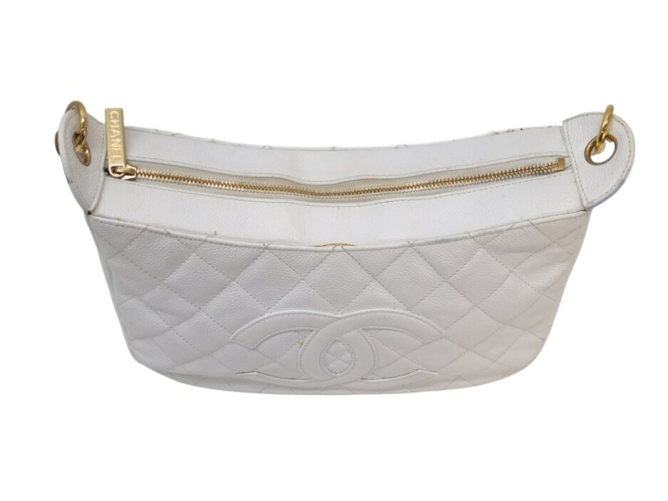 Chanel Borsa Hobo GST Line Bianca - immagine 6