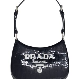 Prada Borsa Cleo in Paillettes Nera Limited Edition