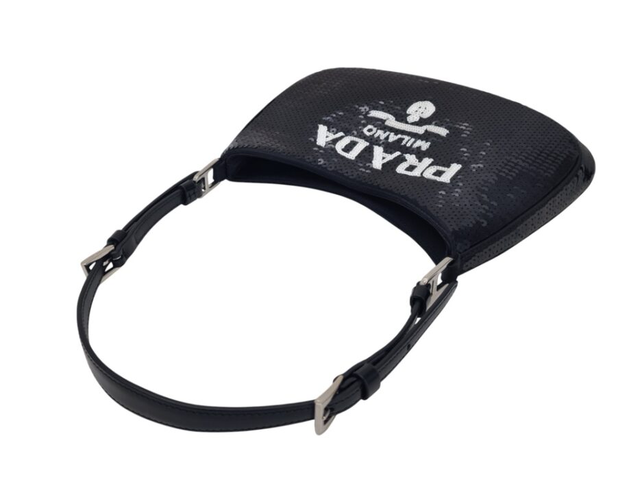 Prada Borsa Cleo in Paillettes Nera Limited Edition - immagine 9