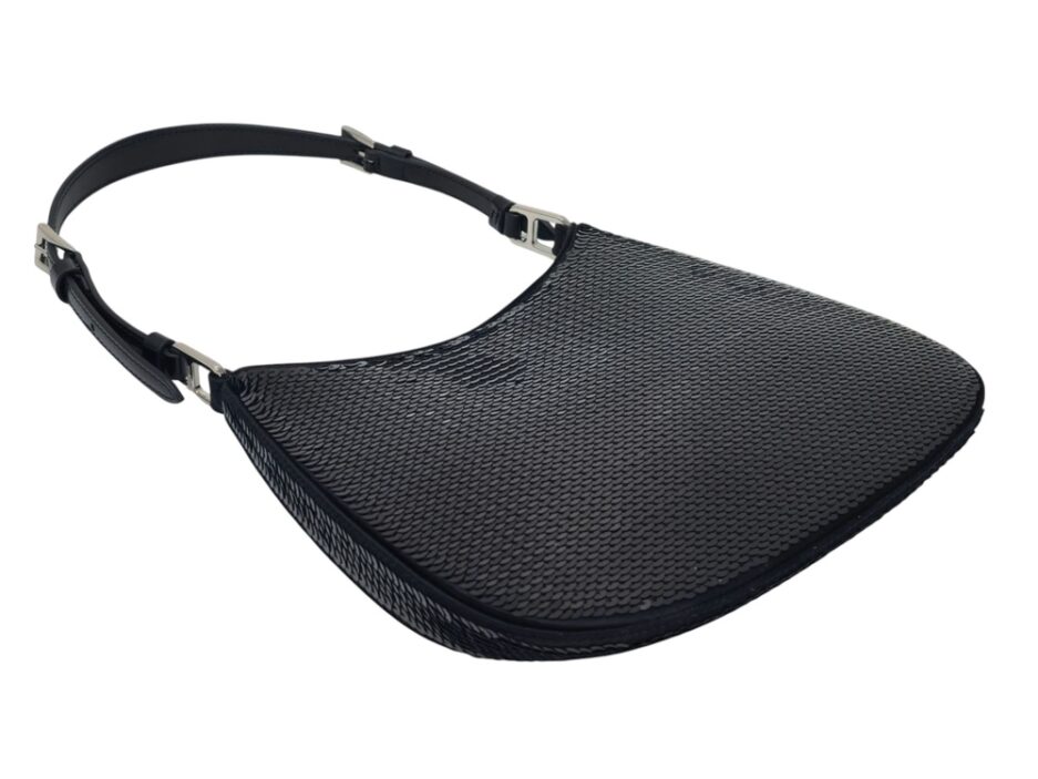 Prada Borsa Cleo in Paillettes Nera Limited Edition - immagine 12
