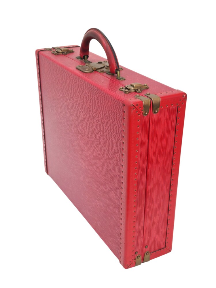 Louis Vuitton Valigietta President in Pelle Epi Rossa - immagine 12