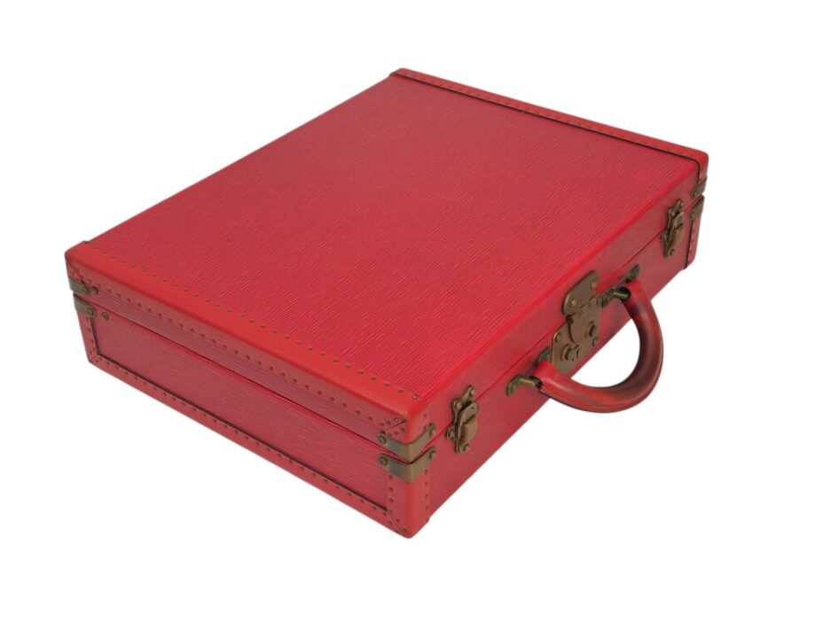 Louis Vuitton Valigietta President in Pelle Epi Rossa - immagine 13