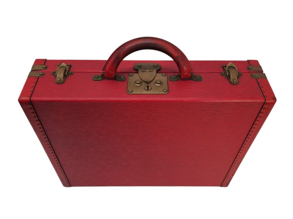 Louis Vuitton Valigietta President in Pelle Epi Rossa - immagine 21