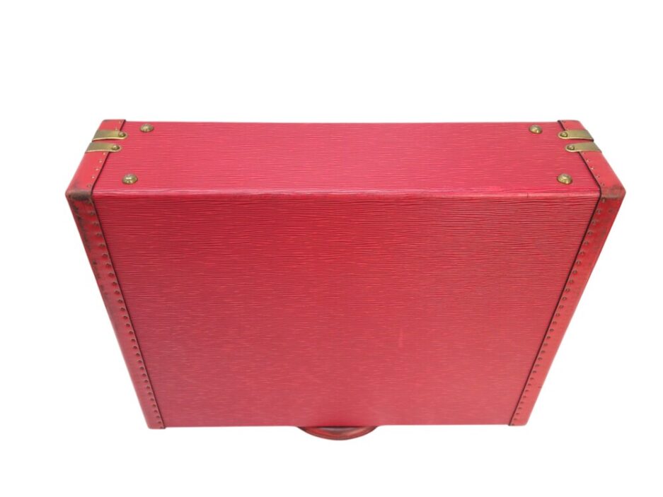 Louis Vuitton Valigietta President in Pelle Epi Rossa - immagine 22
