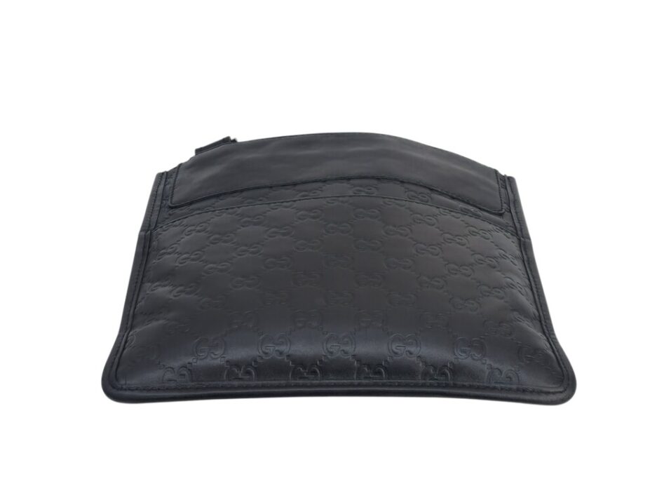 Gucci Borsa Messenger in pelle Guccissima Nera - immagine 4