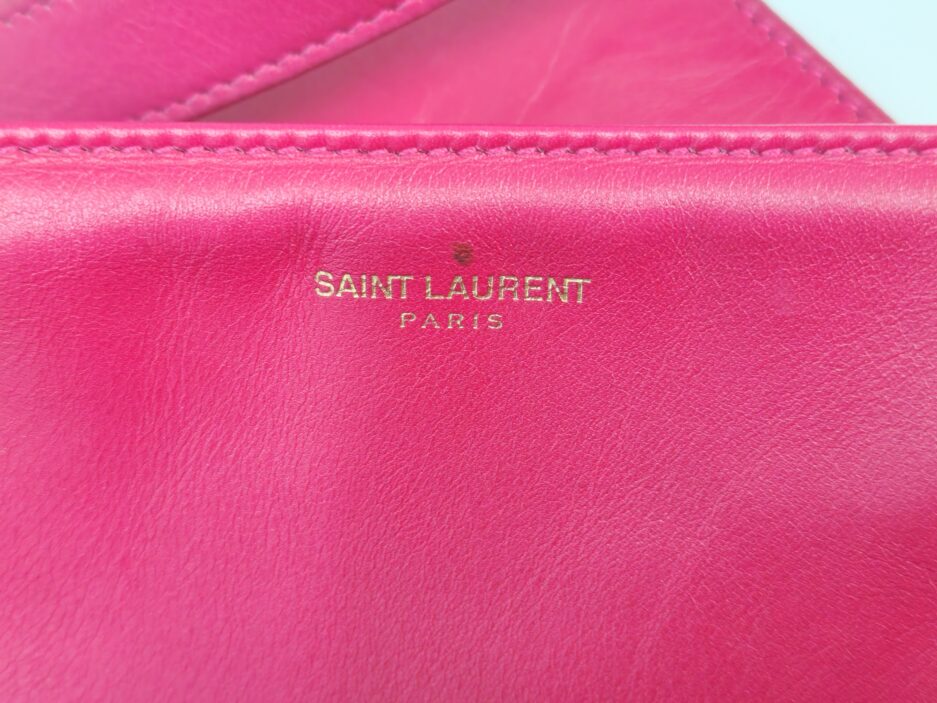 Yves Saint Laurent shopper in pelle fucsia - immagine 11