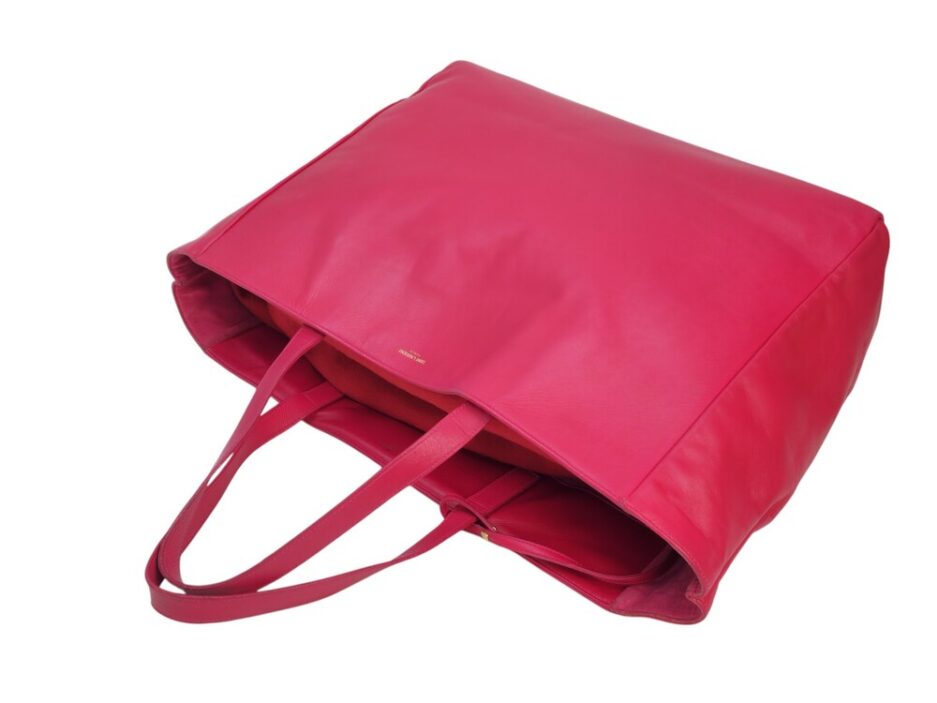 Yves Saint Laurent shopper in pelle fucsia - immagine 7
