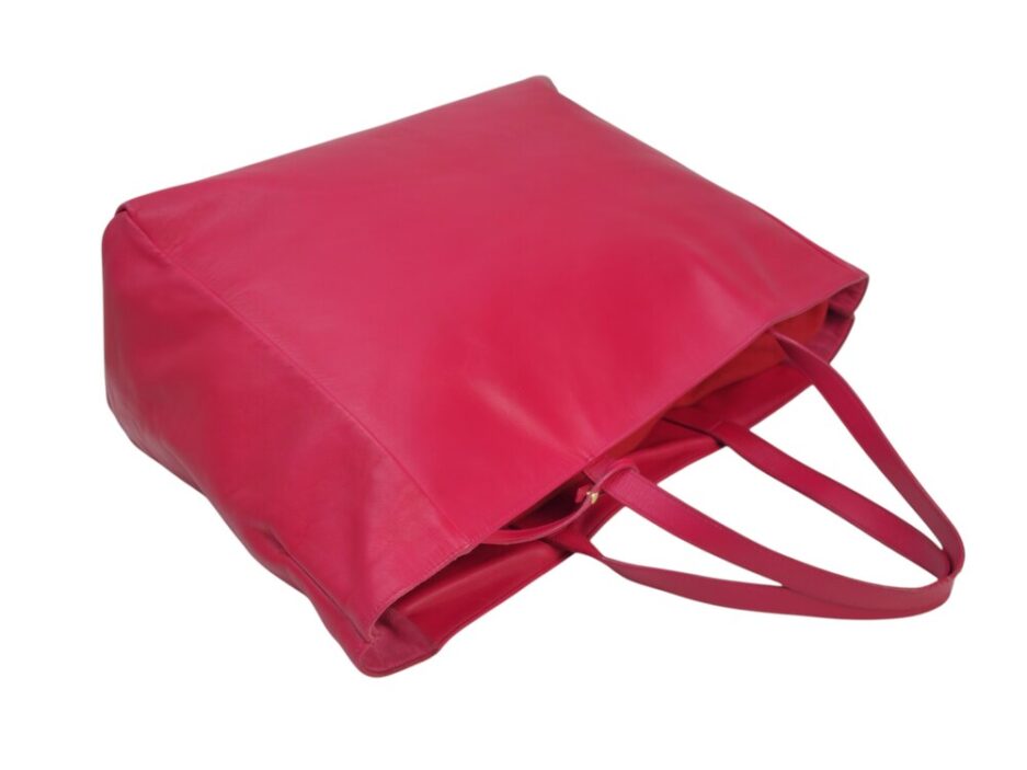 Yves Saint Laurent shopper in pelle fucsia - immagine 8