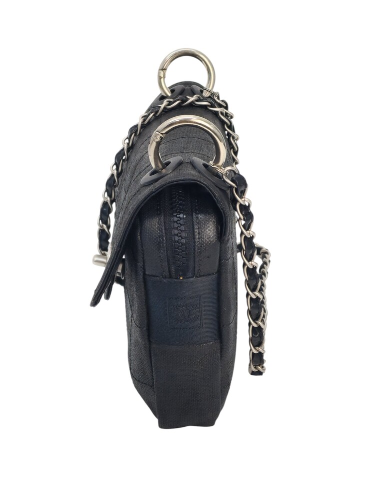 Chanel Choco Bar Sport in tela nera - immagine 4