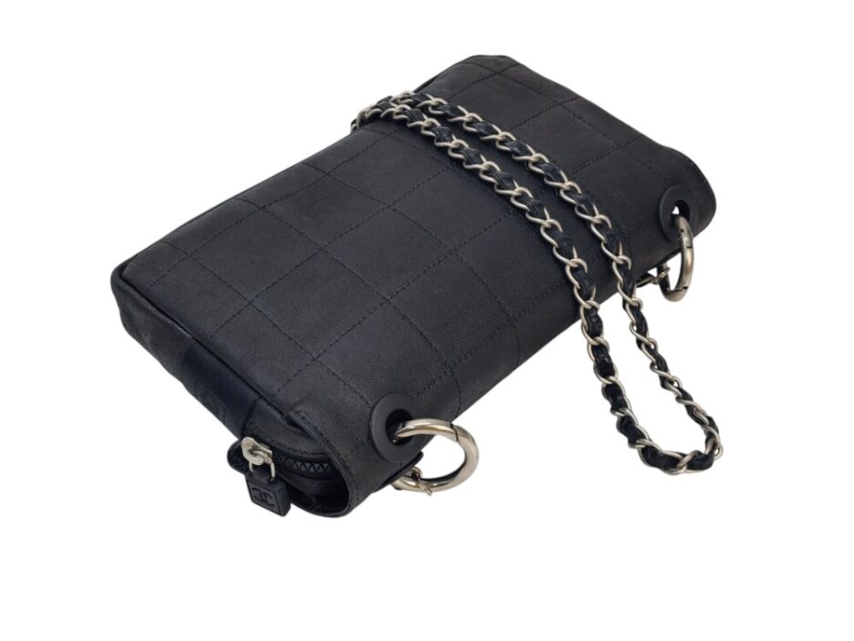 Chanel Choco Bar Sport in tela nera - immagine 8