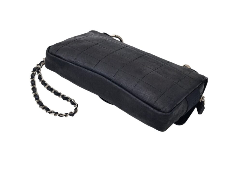 Chanel Choco Bar Sport in tela nera - immagine 9