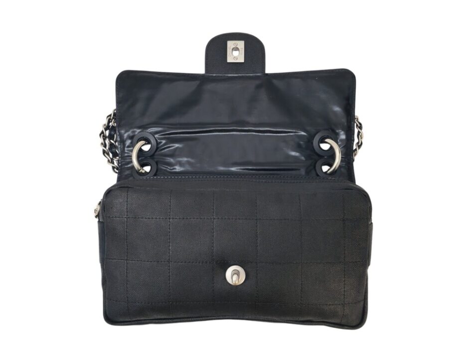 Chanel Choco Bar Sport in tela nera - immagine 11