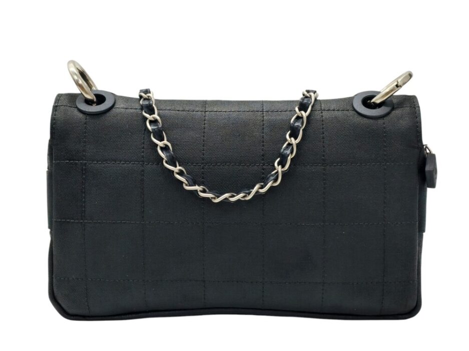 Chanel Choco Bar Sport in tela nera - immagine 2