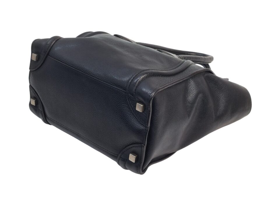 Celine Luggage micro in pelle nera - immagine 9