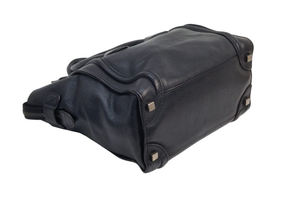 Celine Luggage micro in pelle nera - immagine 10