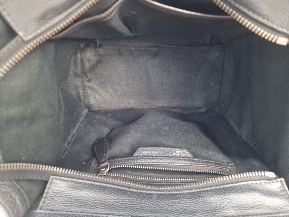 Celine Luggage micro in pelle nera - immagine 12