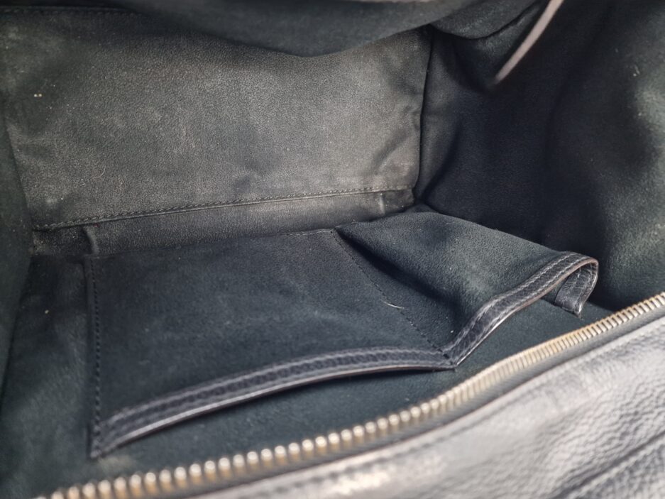 Celine Luggage micro in pelle nera - immagine 14