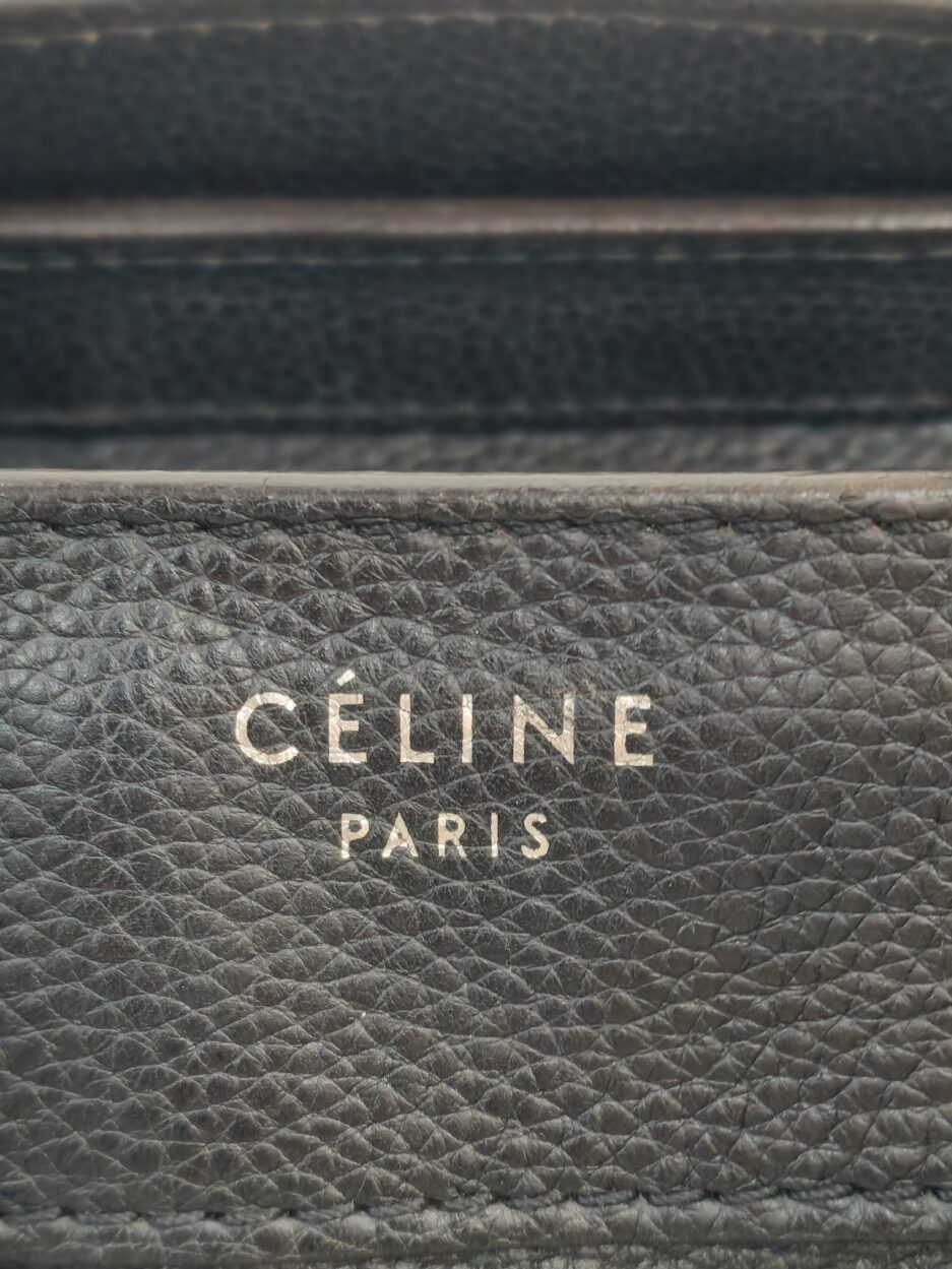 Celine Luggage micro in pelle nera - immagine 15
