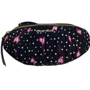 Miu Miu Marsupio in Nylon Nero
