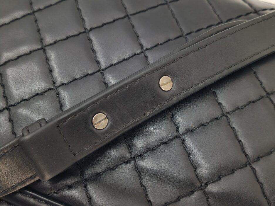 Chanel Borsa Boy Jumbo in Pelle Nera - immagine 9