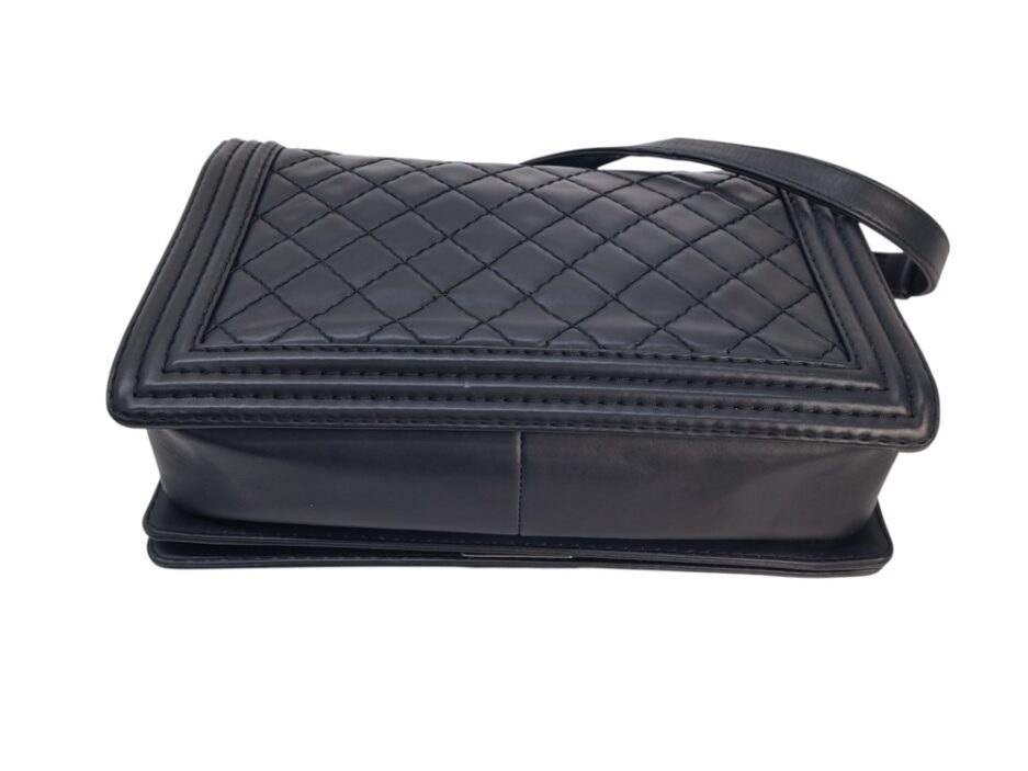 Chanel Borsa Boy Jumbo in Pelle Nera - immagine 13