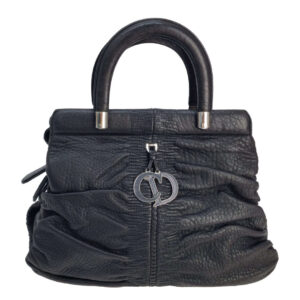 Christian Dior Borsa Karenina in Pelle Nera