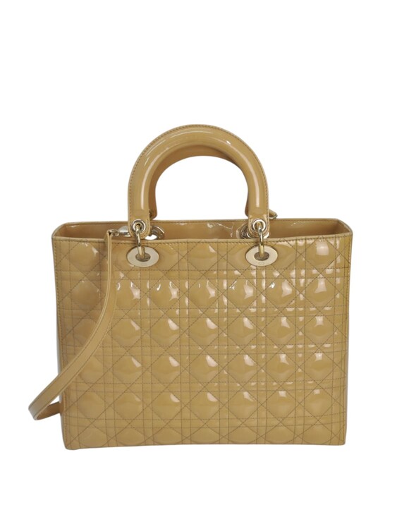Christian Dior Borsa Lady Dior Grande Vernice - immagine 3