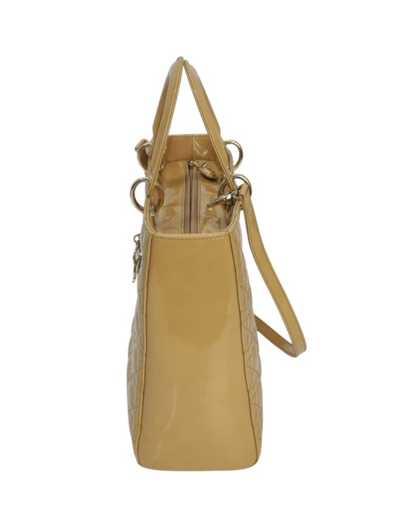 Christian Dior Borsa Lady Dior Grande Vernice - immagine 5