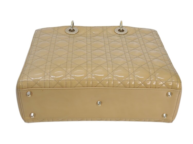 Christian Dior Borsa Lady Dior Grande Vernice - immagine 6