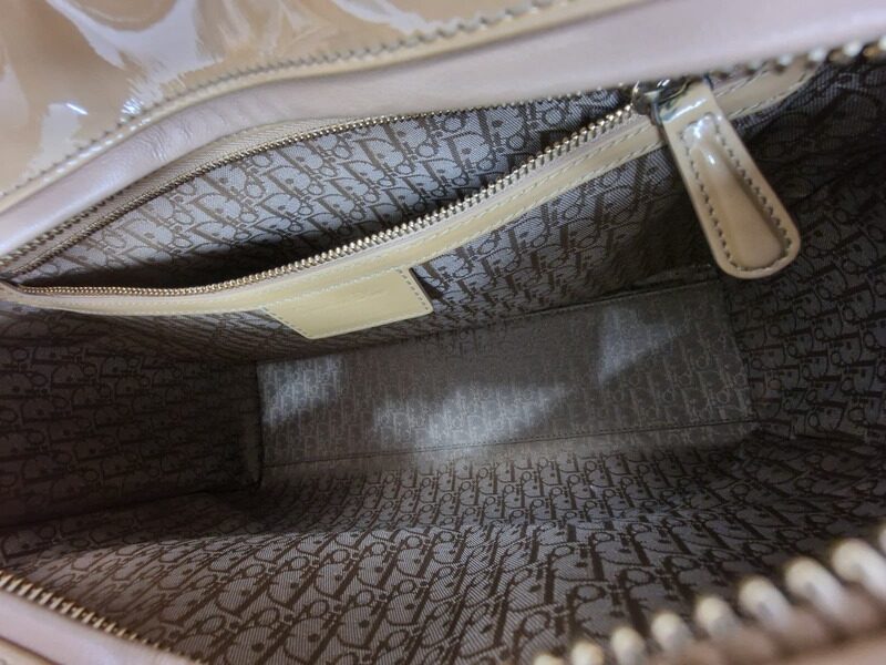 Christian Dior Borsa Lady Dior Grande Vernice - immagine 15